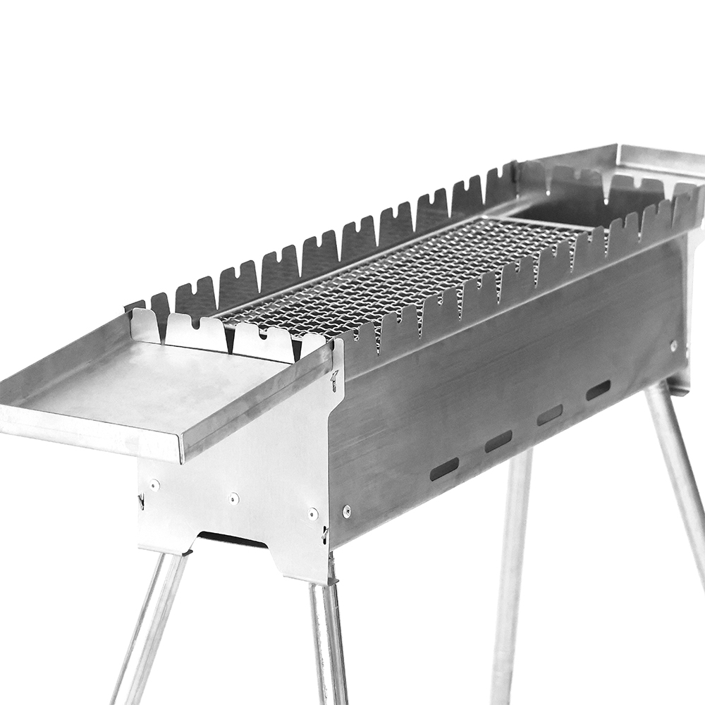Lò nướng thịt nướng thông thường hình chữ nhật bằng thép không gỉ