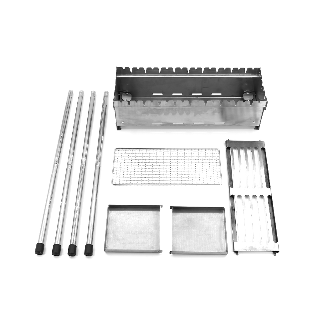 Lò nướng thịt nướng thông thường hình chữ nhật bằng thép không gỉ
